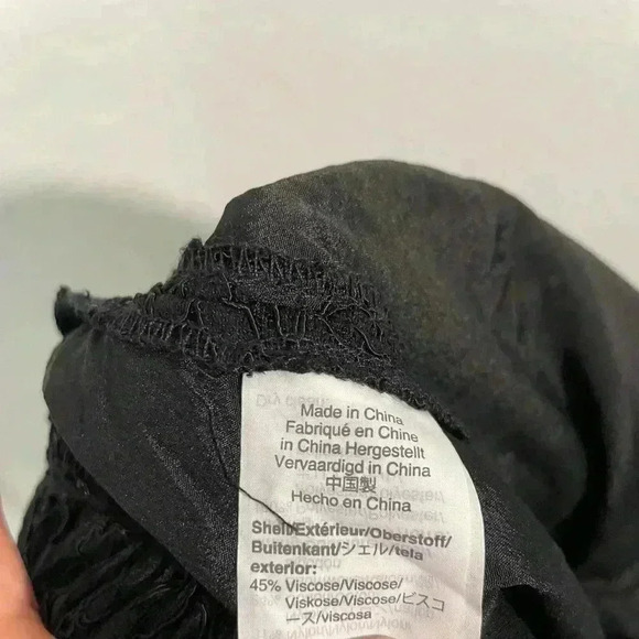 J CREW Black Embroidery Fringe Cropped Capri Pants Womens Size 6 - Picture 6 of 9